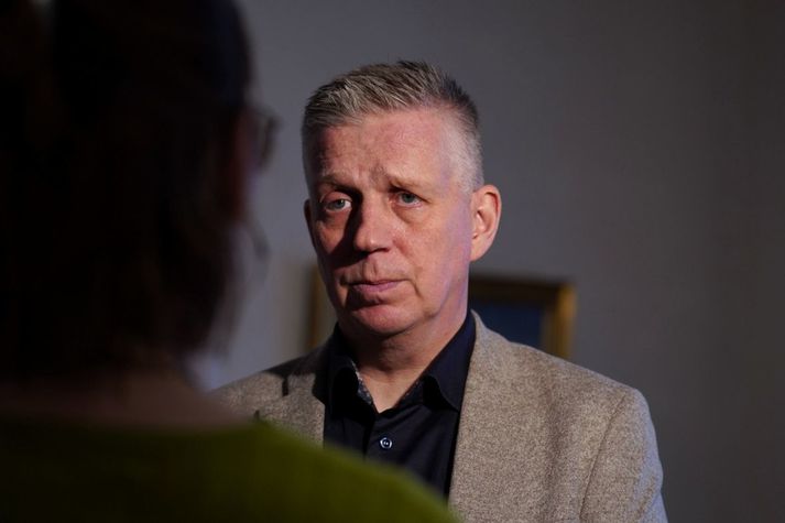 Víðir Reynisson segir að mygla hafi komið upp í samhæfingarstöð almannavarna.