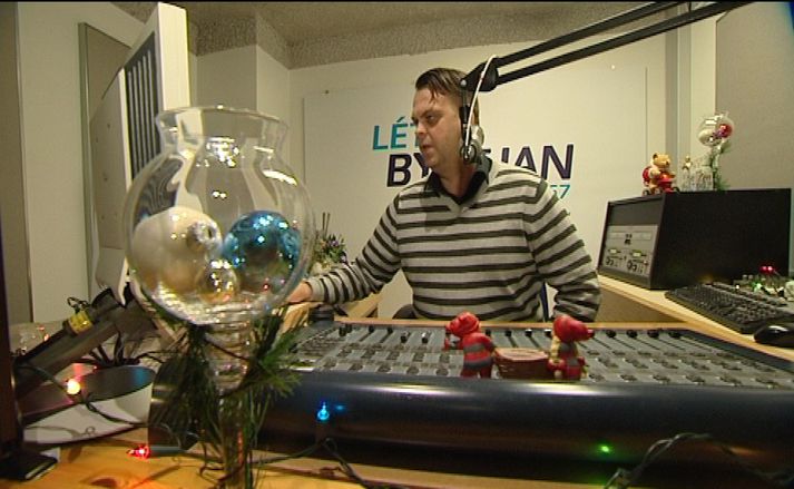 Starfsmenn Létt-Bylgjunnar eru komnir í jólaskap.