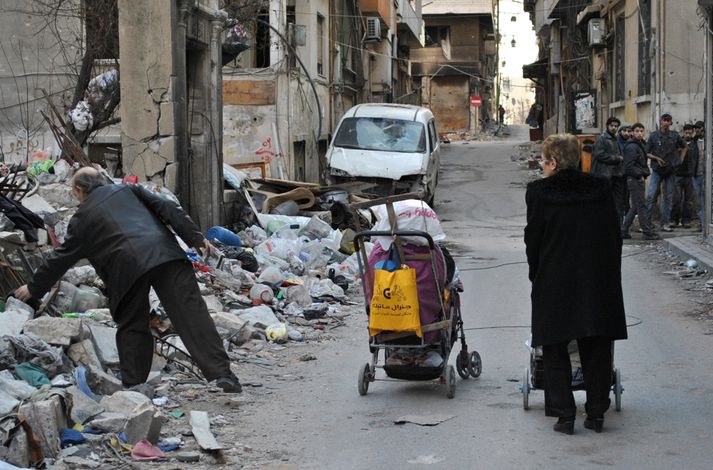 Frá borginni Homs í Sýrlandi.
