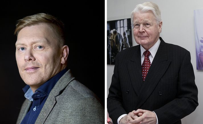 Ólafur Ragnar og Jón Gnarr. Eins og staðan er í dag gæti vel komið til greina að til einvígis þessara tveggja um forsætisembættið komi að tveimur árum liðnum.