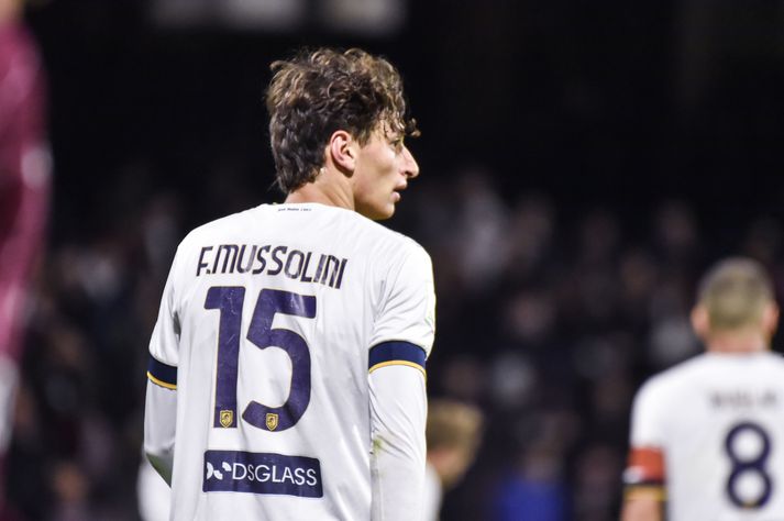 Hinn ungi Mussolini hefur verið fastamaður hjá liði Juve Stabia.
