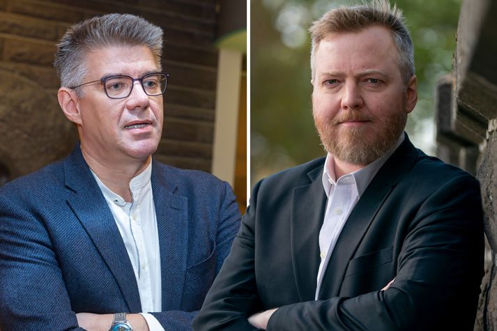 Gunnar Bragi Sveinsson og Sigmundur Davíð Gunnlaugsson.