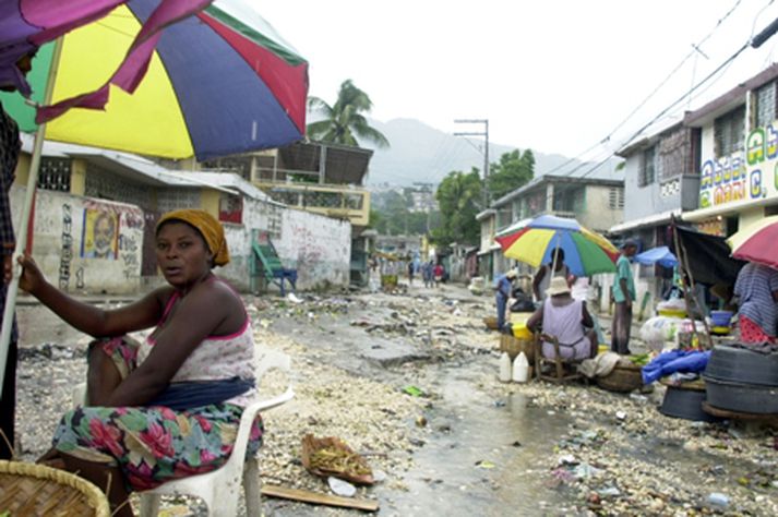 Frá borginni Port-au-Prince á Haítí.