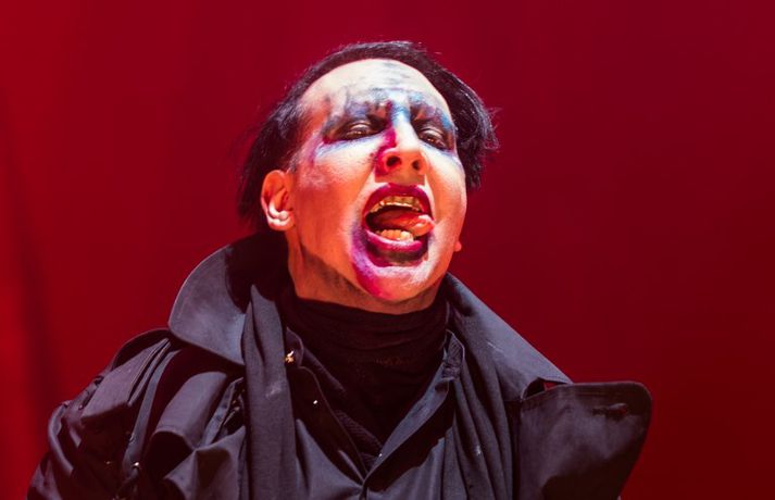 Manson á tónleikum fyrr í sumar.