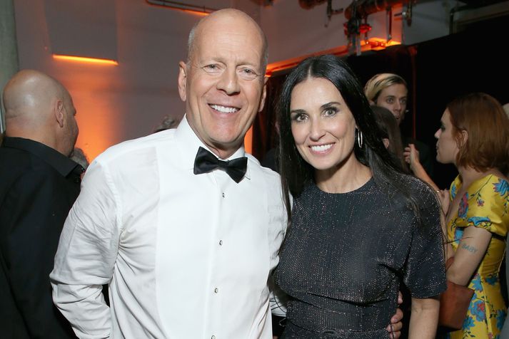 Bruce Willis og Demi Moore árið 2018 eftir að Moore hafði tekið þátt í að gera grín að Willis í þættinum Comedy Central Roast of Bruce Willis.
