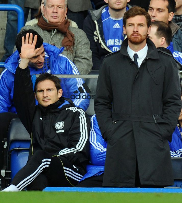 Lampard á bekknum.