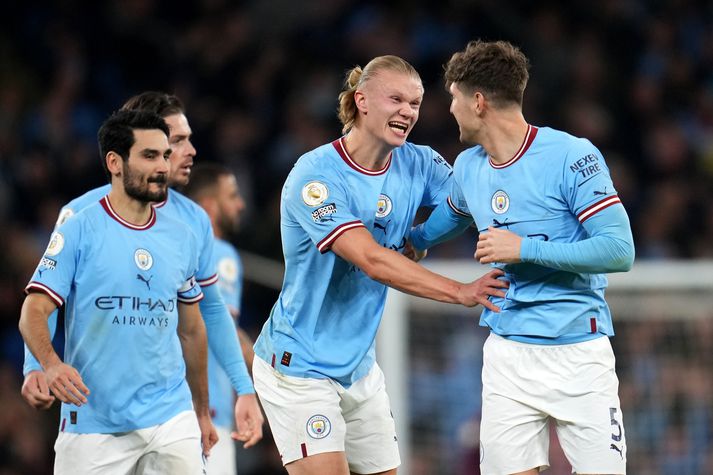 Frá leik Manchester City fyrr á tímabilinu