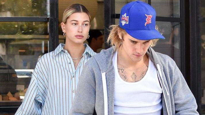 Hailey Baldwin og Justin Bieber.