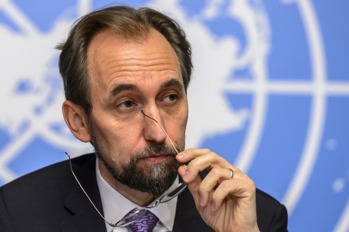 Zeid Ra'ad al-Hussein fer fyrir mannréttindamálum hjá Sameinuðu Þjóðunum.