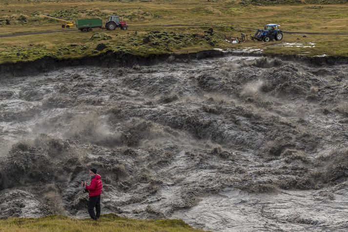 Hlaupið er metið helmingi stærra en þau stærstu sem á undan því komu.