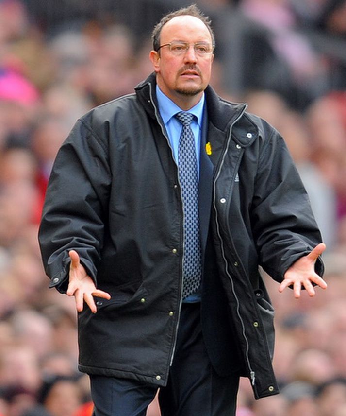 Rafael Benitez, stjóri Liverpool, var ánægður í leikslok.