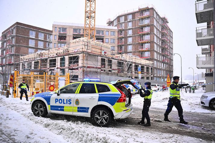 Slysið varð skömmu fyrir klukkan 10 að staðartíma í gærmorgun. 