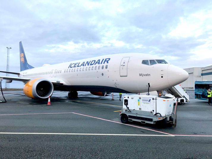 Mývatn er ein Boeing 737 MAX véla Icelandair.