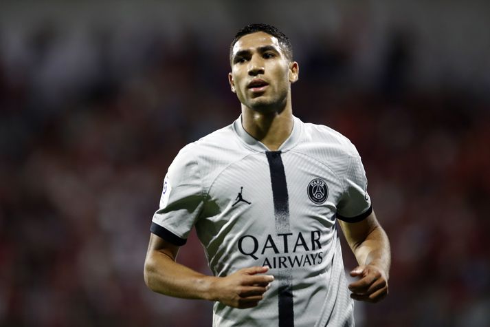 Hakimi hefur spilað með PSG síðan 2021.