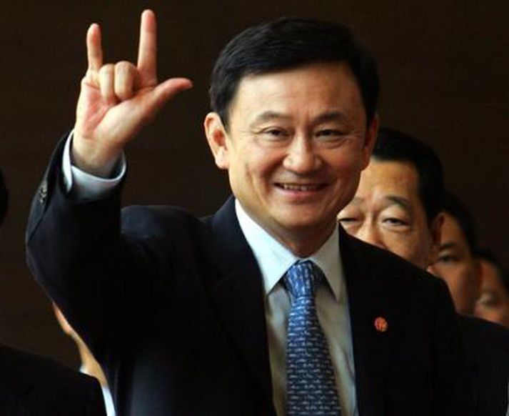 Thaksin Shinawatra fyrrverandi forsætisráðherra Thailands.