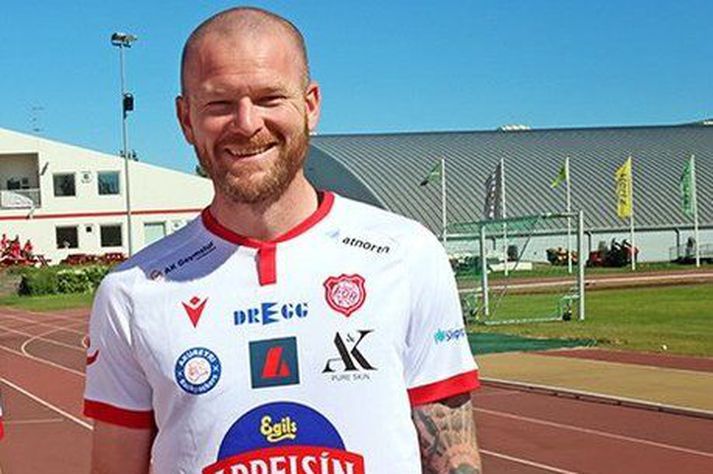 Aron Einar Gunnarsson náði aðeins að leika einn leik með Þórsurum í sumar.