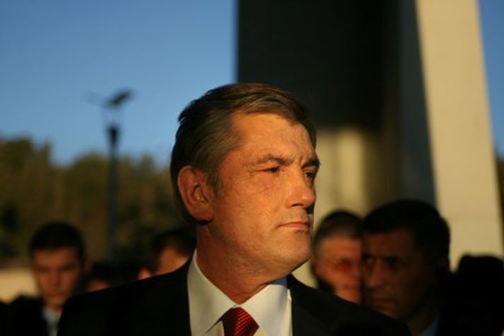 Victor Yushchenko forseti Úkraínu.