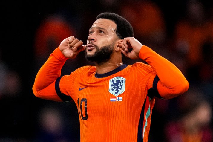Memphis Depay vill væntanlega ekkert hlusta á það að þurfa að flytja úr svítunni.