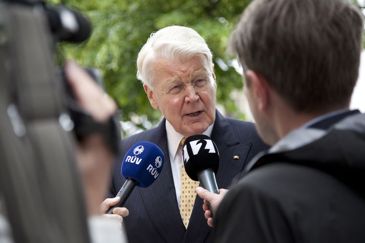 Ólafur Ragnar Grímsson, forseti Íslands, í viðtali við íslenska fjölmiðla í Berlín í dag.