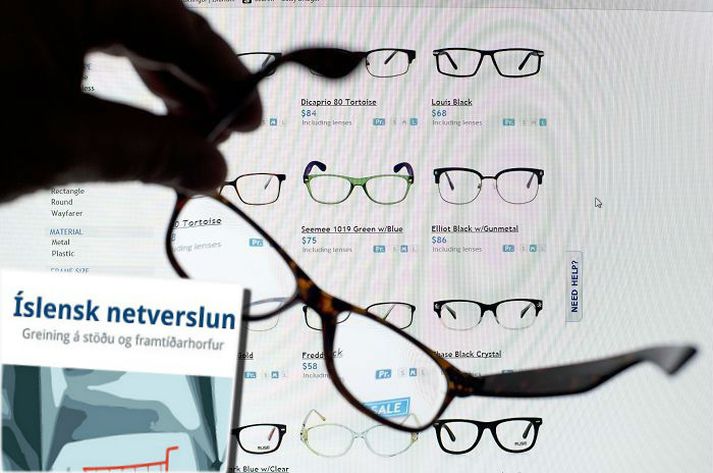Hlutfallið er mun lægra en áætlað hlutfall netverslunar í nágrannalöndum okkar.