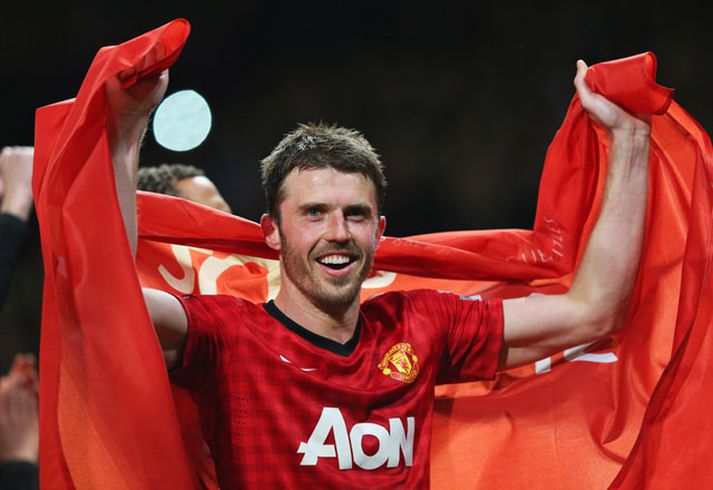 Michael Carrick lék vel með United í ár.