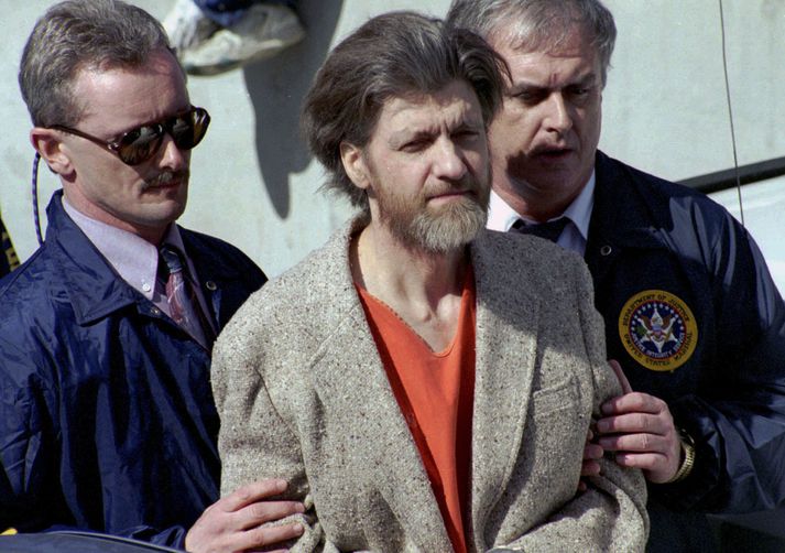 Kaczynski var hantekinn árið 1995.
