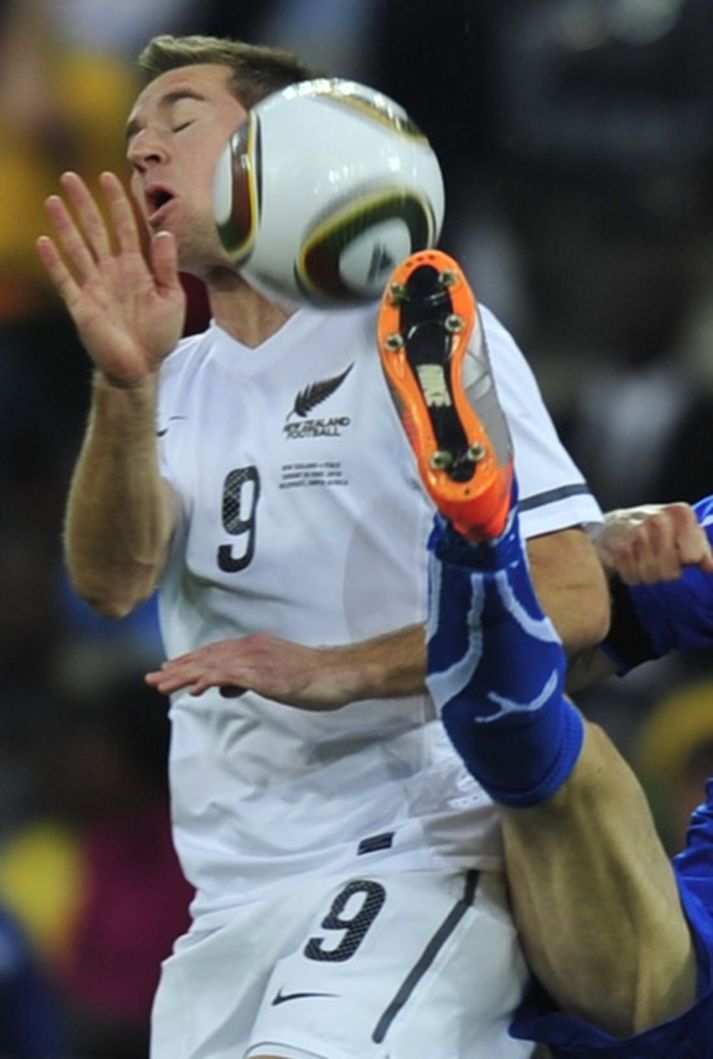 Shane Smeltz, leikmaður Nýja-Sjálands.