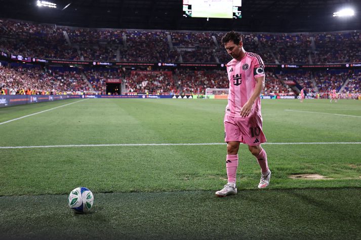 Augun voru á Lionel Messi í nótt og hann brást ekki heldur fór á kostum í sigri Inter Miami.