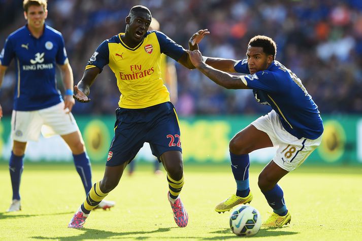 Yaya Sanogo í síðasta leik Arsenal.