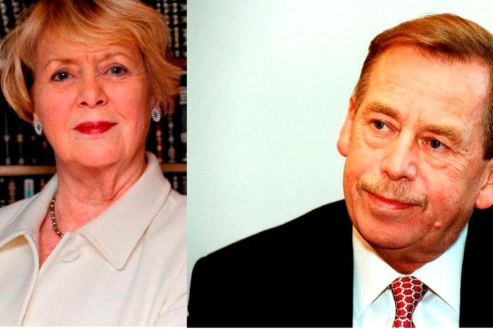 Vaclav og Vigdís voru góðir vinir.