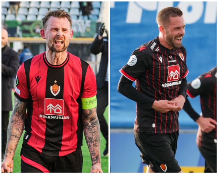 Nikolaj Hansen og Gylfi Þór Sigurðsson hafa verið í miklu stuði í Evrópuleikjum Víkings í sumar.