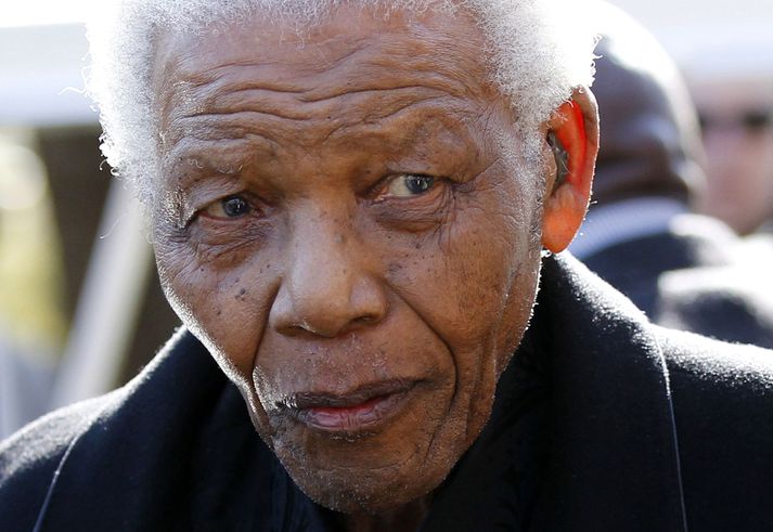 Nelson Mandela, fyrrverandi forseti Suður-Afríku.