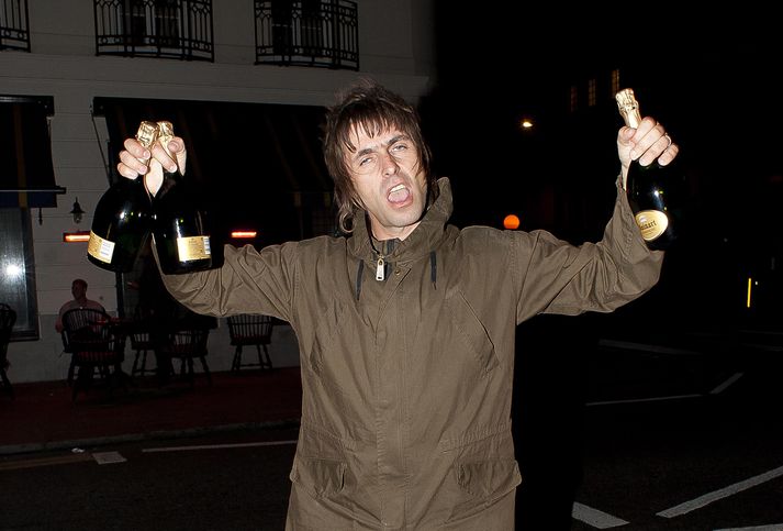 Liam Gallagher er mikið samkvæmisljón.