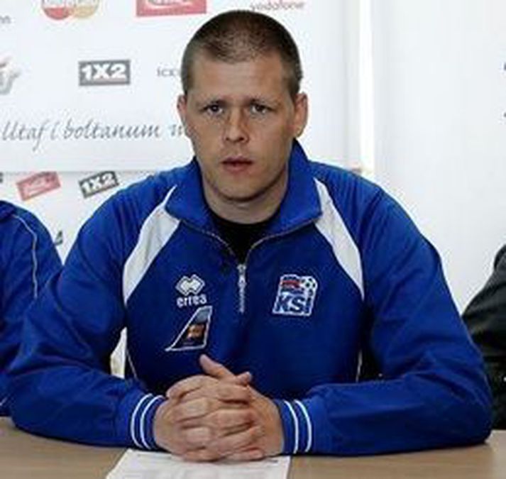 Sigurður Ragnar Eyjólfsson landsliðsþjálfari.