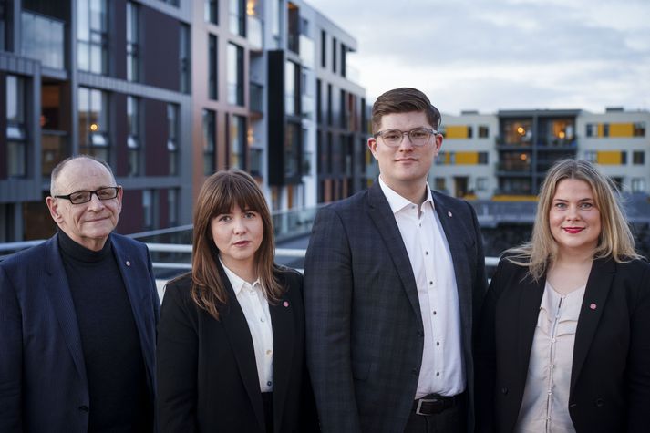 Þau leiða lista flokksins.