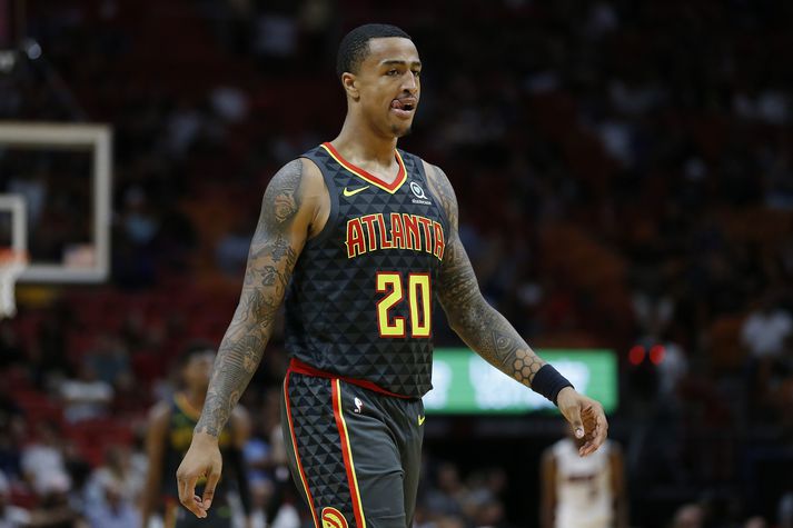 Collins hefur leikið með Atlanta Hawks síðan 2017, lengst allra í hópnum þar til nú