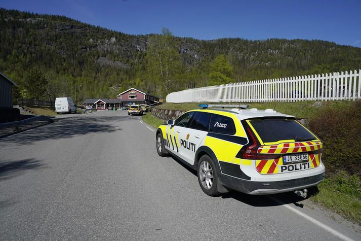 Tveir voru stungnir til bana í bænum Otta í Noregi og hefur hinn grunaði verið handtekinn. Mynd tengist frétt ekki beint.