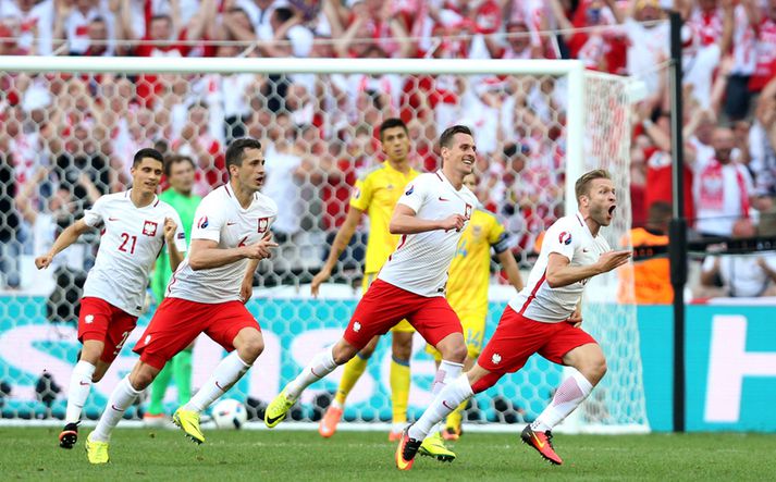 Jakub Blaszczykowski fagnar marki sínu.