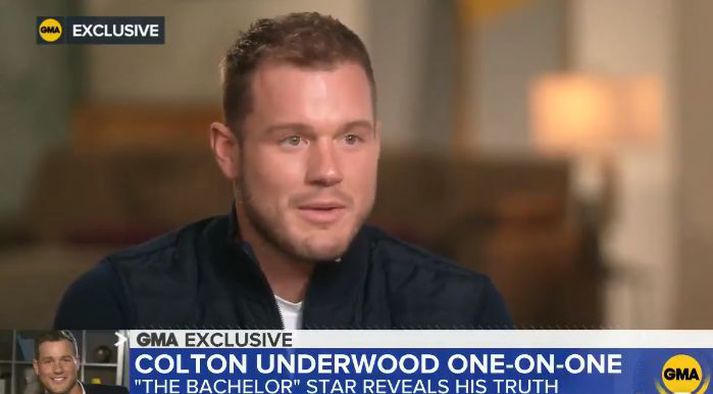 Colton Underwood opnar sig í einlægu viðtali.