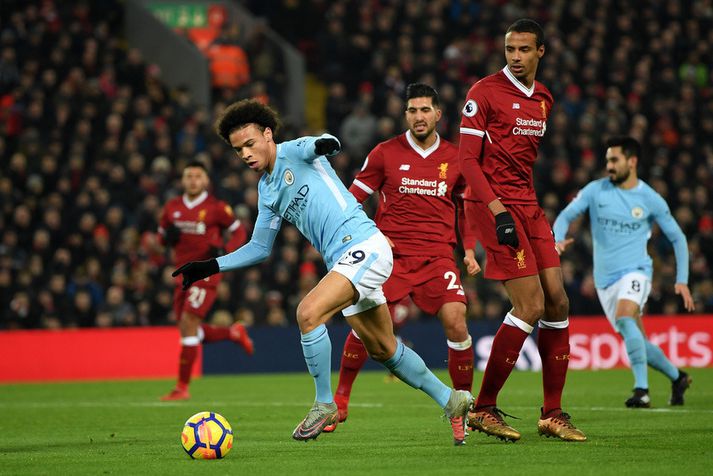 Frá leik Liverpool og Manchester City á dögunum.