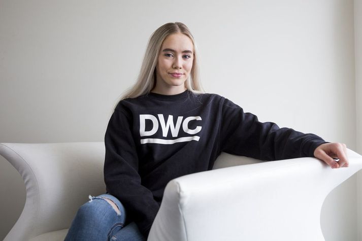 Rakel Guðjónsdóttir á framtíðina fyrir sér í dansinum.