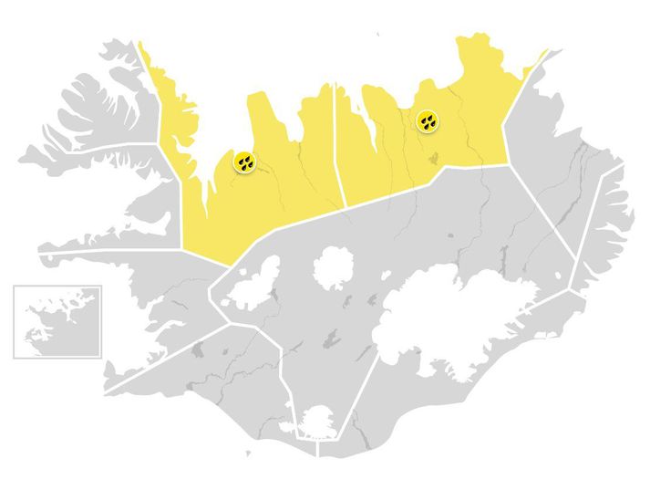 Rigning verður væntanlega talsverð á norðanverðu landinu í dag.