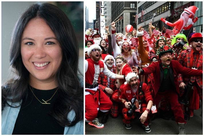 Kyana hefur sjálf upplifað SantaCon í Bandaríkjunum og datt í hug að þetta gæti verið hefð sem Íslendingum myndi líka.