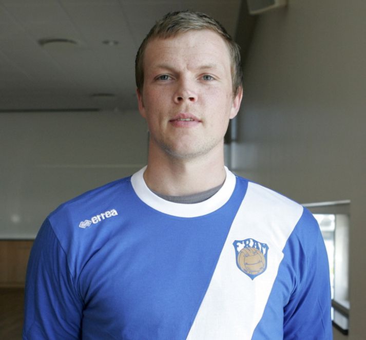 Valdimar Þórsson skoraði átta mörk í kvöld.