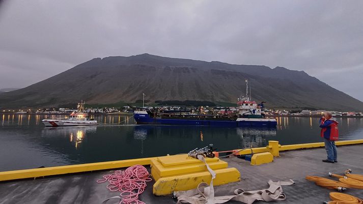 Aðstæður til björgunar voru góðar.
