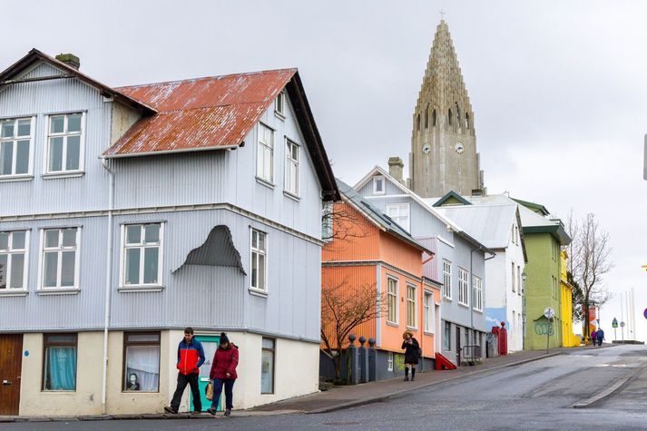 Hiti á landinu í dag verður á bilinu tvö til átta stig.