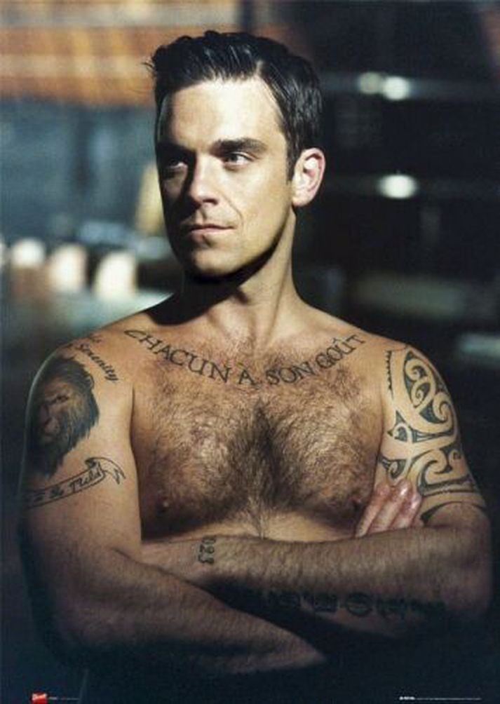 Eiginkona Robbie Williams heldur vart vatni yfir honum. Hann sé svo fyndinn og frumlegur.