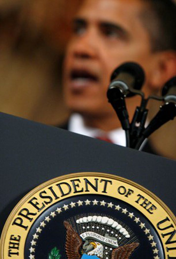 Barack Obama Bandaríkjaforseti.