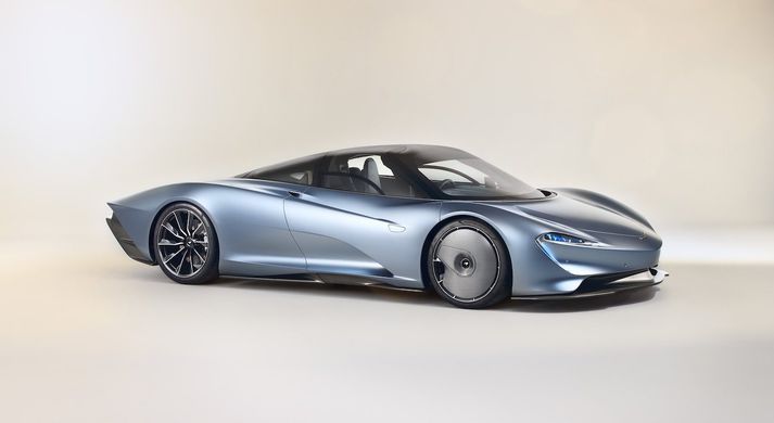 McLaren Speedtail er býsna rennilegur.