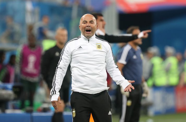 Sampaoli hefur ekki verið að fá mikið hrós á þessu HM-móti.